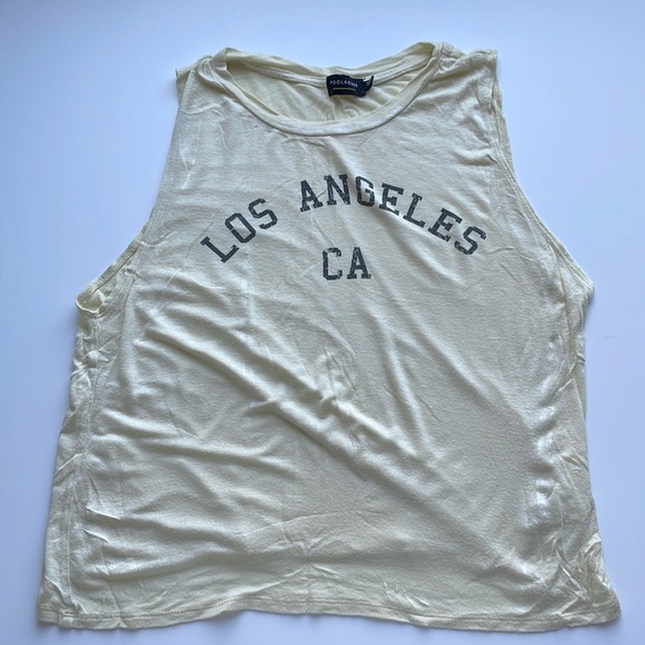 Pale Yellow Women’s Tank Top - Picture 1 of 3
